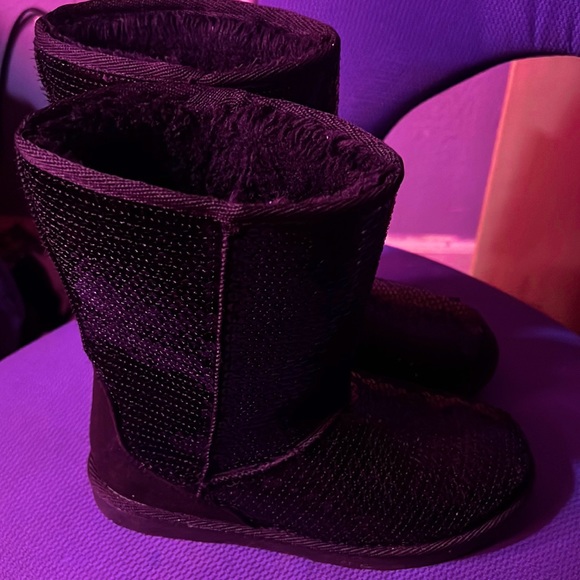 Sparkly black boots for sale - Picture 1 of 2
